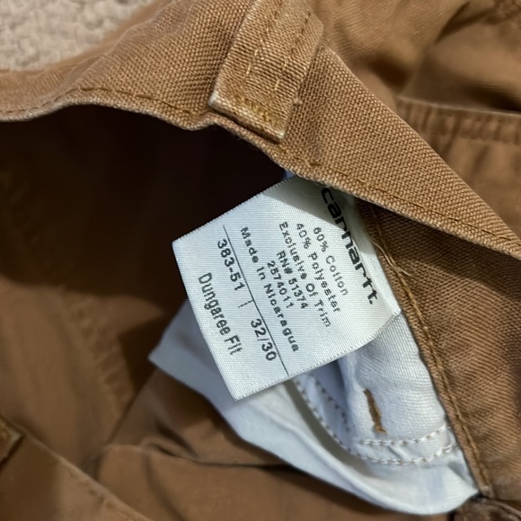 Carhartt Dungaree Tan Straight Leg Pants - Picture 8 of 9